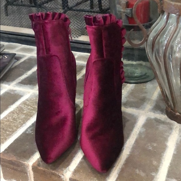 Latrice Velvet Bootie - Picture 2 of 5
